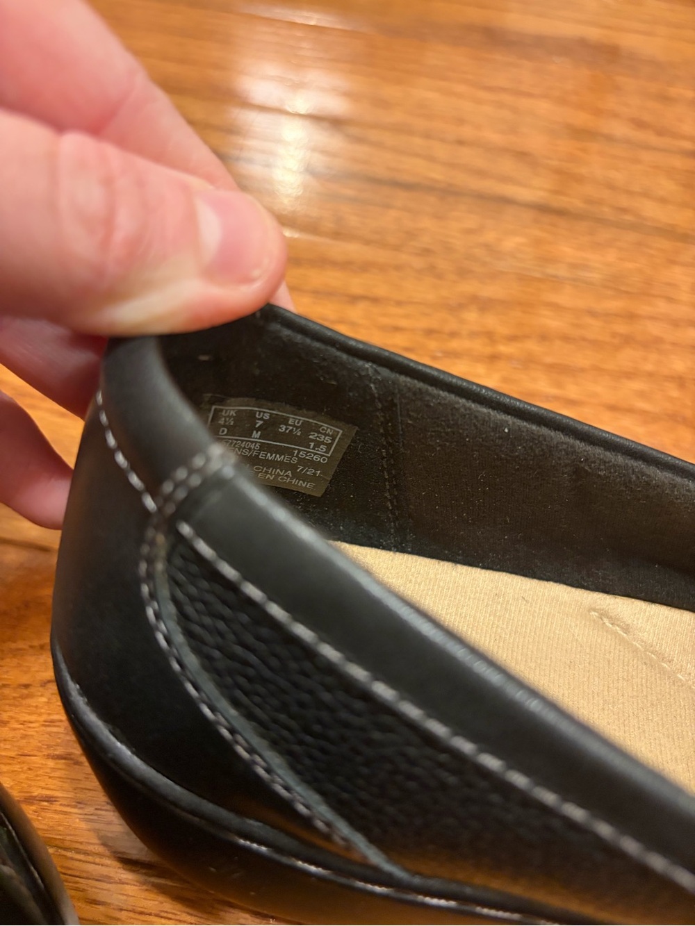 Clark’s| Womens Cora Daisy Loafers in Black size 7 - Picture 12 of 12